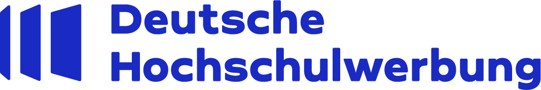 Deutsche Hochschulwerbung Logo RGB Blau